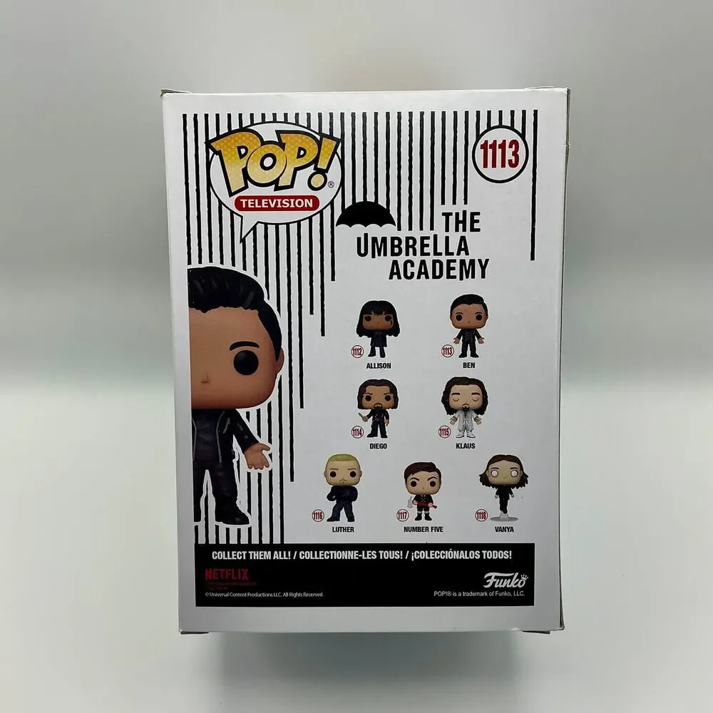 Ben Hargreeves #1113 The Umbrella Academy Funko Pop Vaulted - Picture 3 of 6